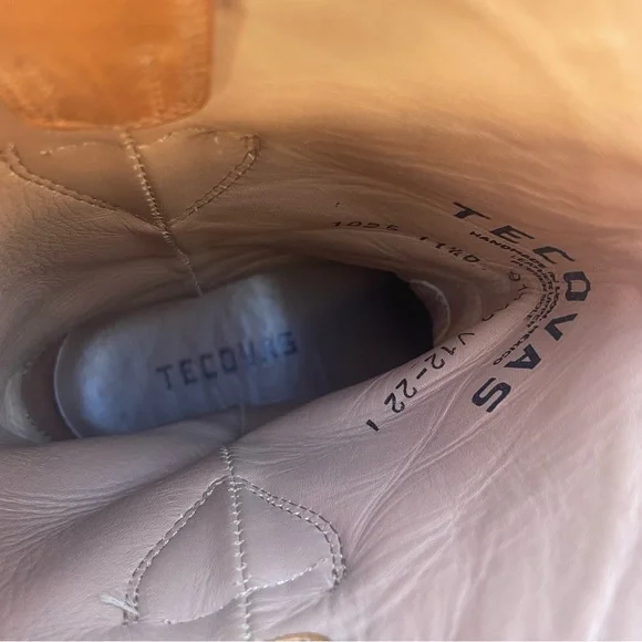 Tecovas Leather Boots Cowboy Ranch Wear Men’s Size 11.5 D Wheat Tan Vibram Sole - Picture 15 of 16